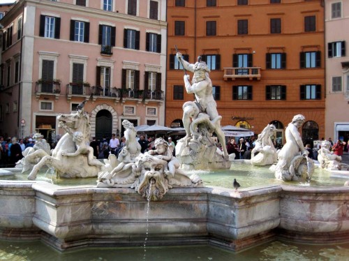 Piazza Navona. Fuente de Neptuno.
