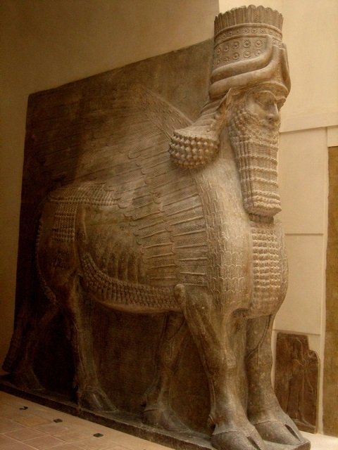 Toros alados del Louvre