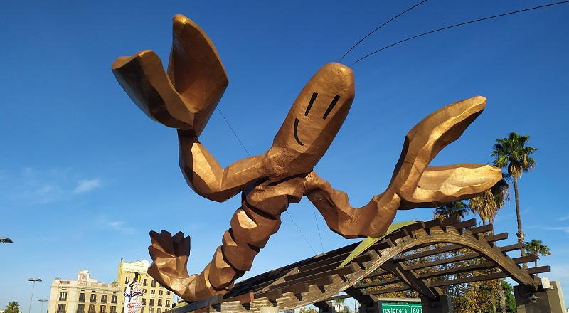 Esculturas calles de Barcelona