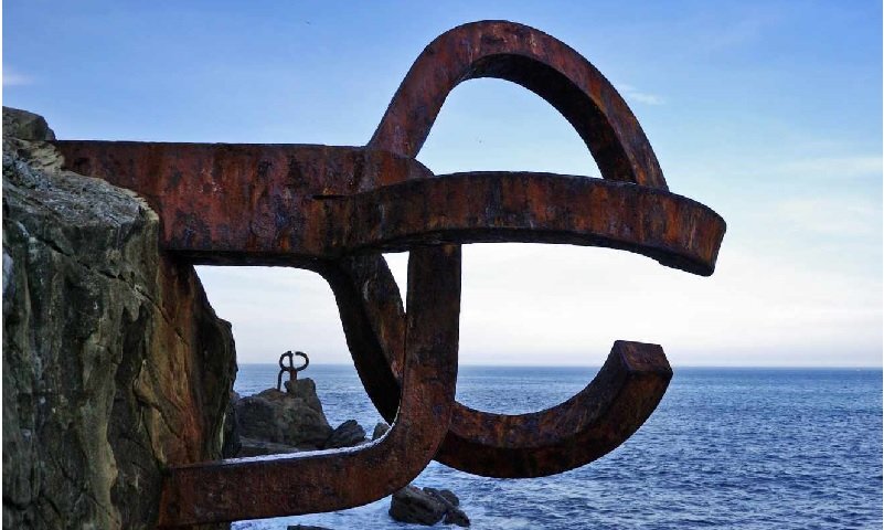 Peine del viento Donostia San Sebastian Stock Photo  Adobe Stock